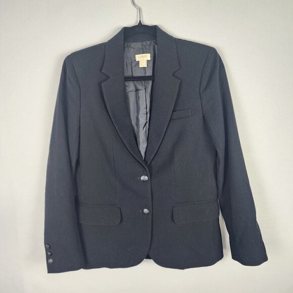J. Crew 2 Button Wool Blend Blazer 0 - Picture 1 of 6